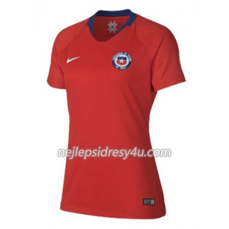 Fotbalový Dres Chile Domácí Mistrovství světa ženy 2019